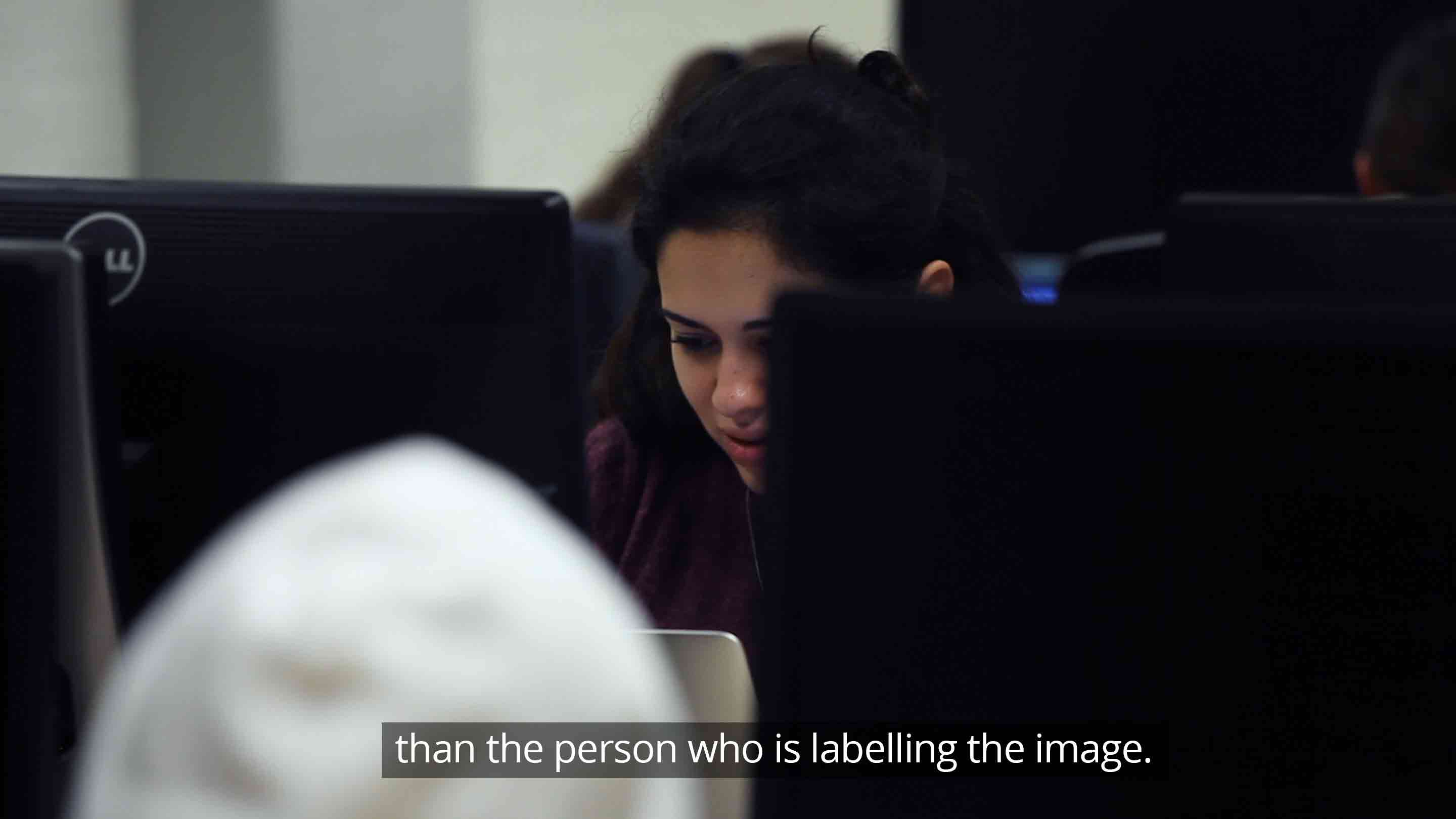 than the person who’s labelling the image.