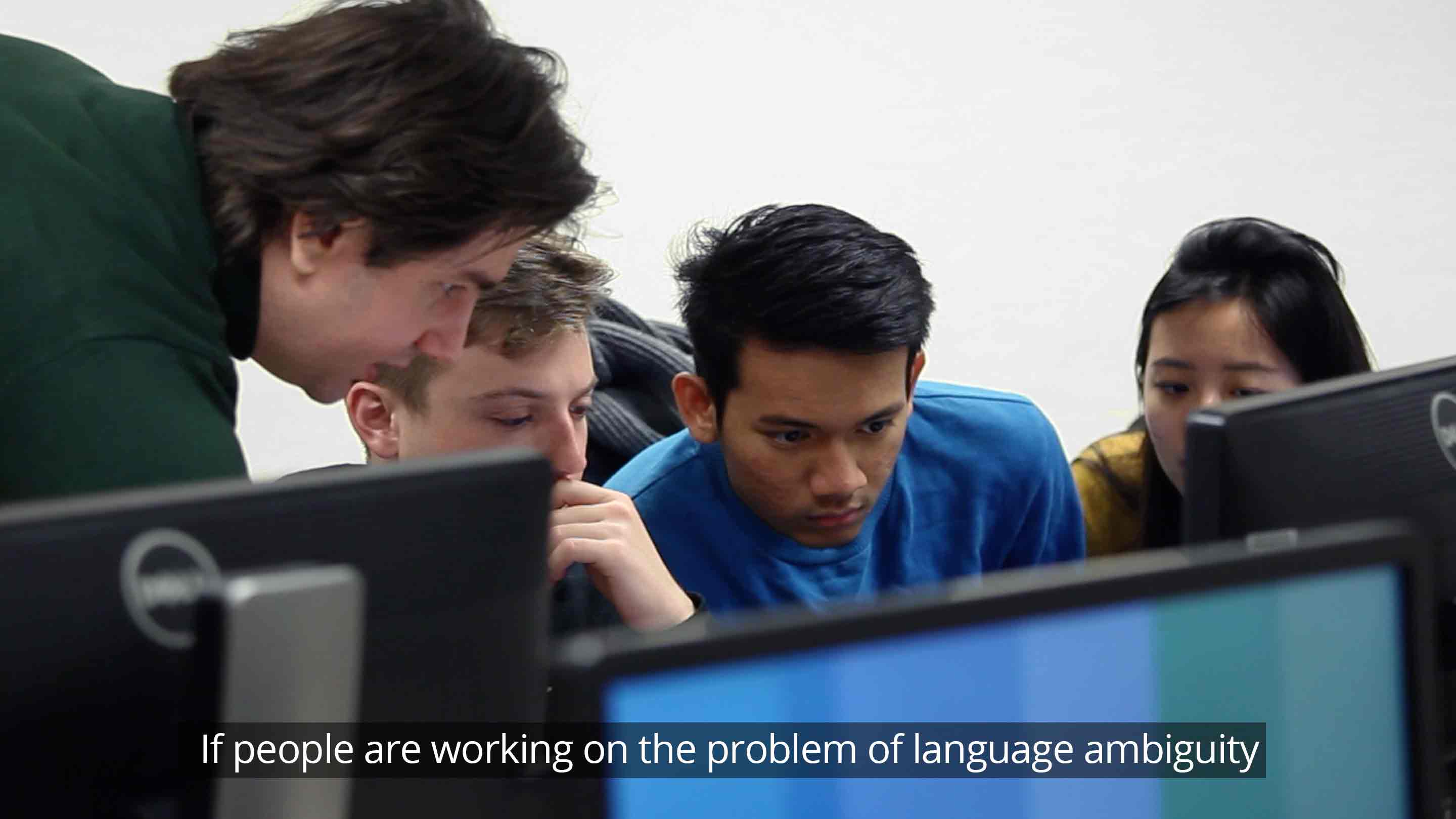 If people are working on the problem of language ambiguity